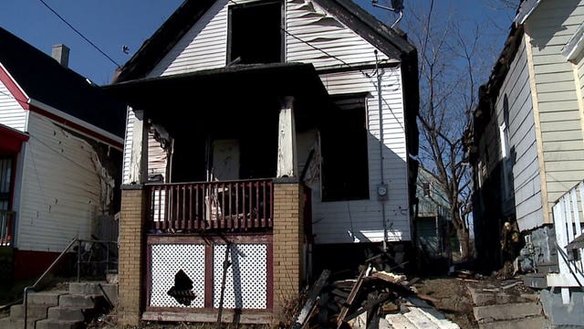 'Just frightening:' 1 family displaced following house fire near 11th and Hadley