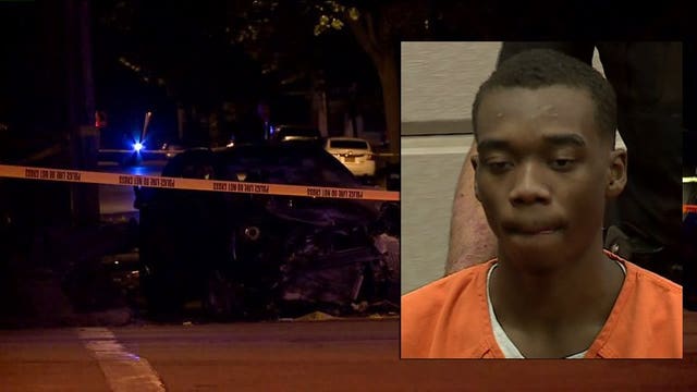 Aaron Fitzgerald pleads not guilty to charges associated with fatal crash near 12th and Locust