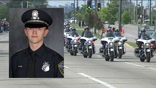 'Never be forgotten:' Officers honor fallen brother, Charles Irvine Jr.