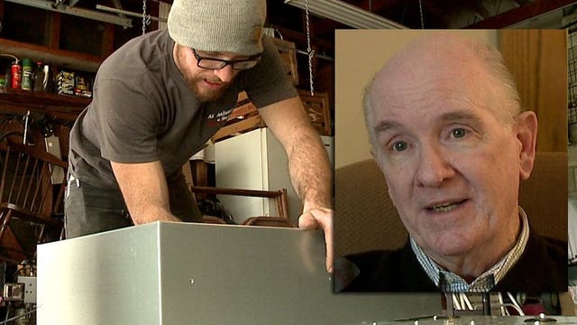 'God has blessed me:' Veteran grateful for donation of new furnace for his home