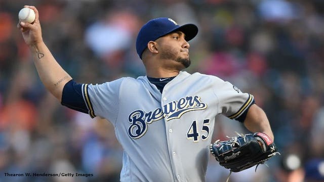 Jhoulys Chacin dominant in Brewers' 7-1 win over Giants