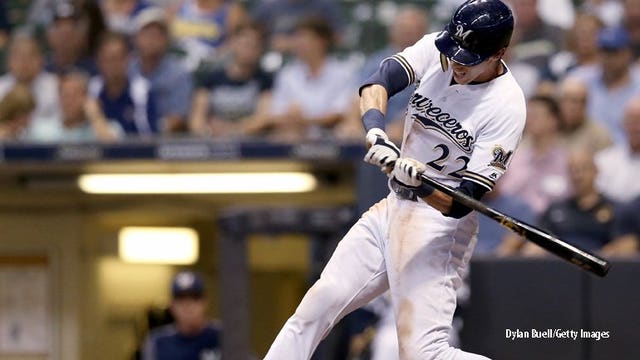 Yelich hits for 2nd cycle in 3 weeks; Brewers beat Reds 8-0