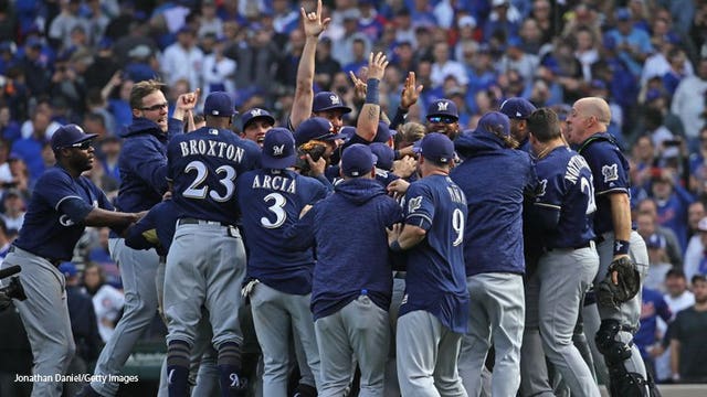 Central Division Champs! Brewers beat Cubs 3-1 at Wrigley Field