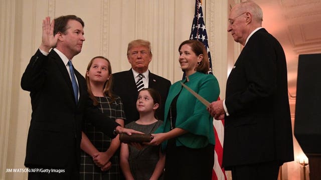 Supreme Court Justice Brett Kavanaugh sworn in at White House event