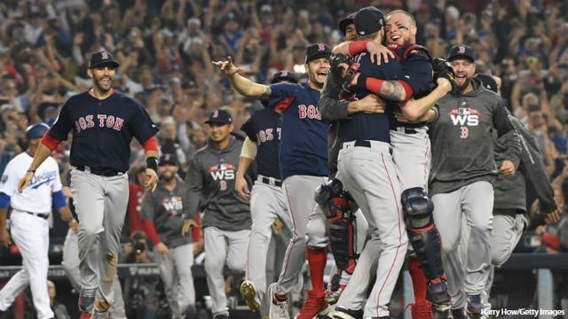 Red Sox beat Dodgers 5-1 in Game 5 to win World Series title