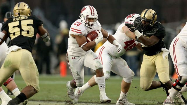 Wisconsin celebrates Taylor-made OT victory at Purdue