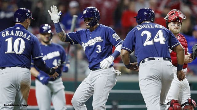Orlando Arcia's HR breaks slump, leads Brewers over Reds 4-3