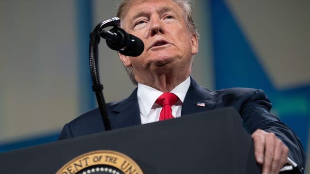 President Trump tells NRA he's withdrawing from arms trade treaty