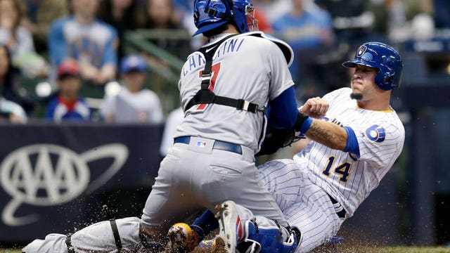 Brewers fall to Cubs 14-8