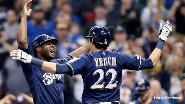Yelich homers, Hader gets 8 outs, Brewers beat slumping Cubs 4-2