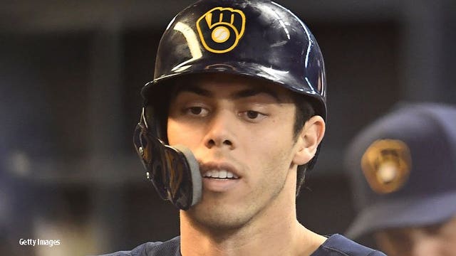 Christian Yelich out Tuesday vs. Cincinnati with back spasms