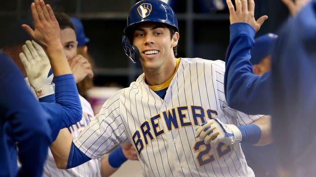 Brewers' Christian Yelich will not participate in Home Run Derby due to back issues