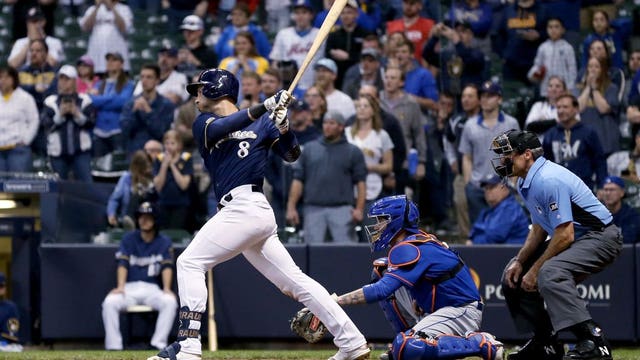 Ryan Braun's 6th hit of night lifts Brewers past Mets 4-3 in 18 innings