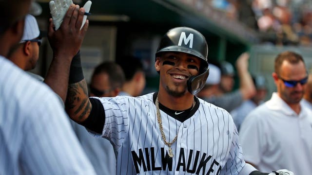 Arcia's 2nd HR, 2-run drive in 13th, lifts Brewers over Bucs