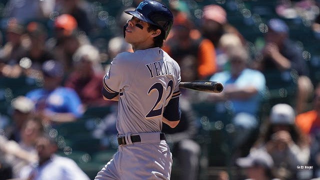 Christian Yelich stays hot as Milwaukee Brewers top San Francisco Giants, 5-3