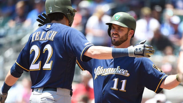 Christian Yelich, Mike Moustakas in position to advance in NL All-Star balloting