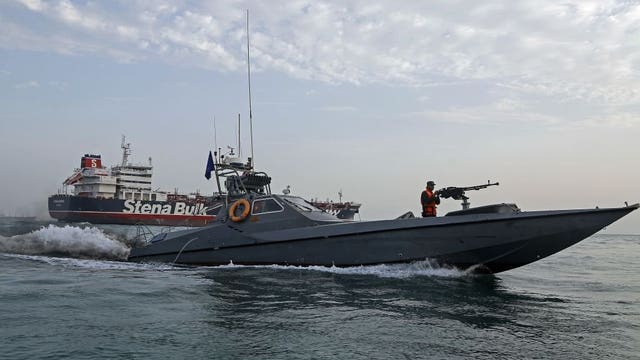 New video from Iran shows Guard warning away UK warship