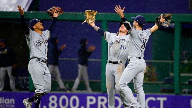Brewers rest Yelich, beat Pirates 4-3 to win 2nd straight
