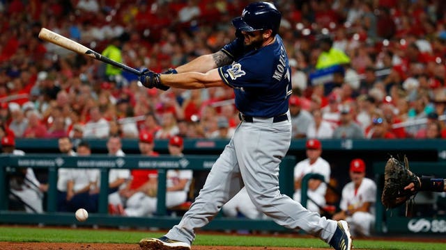 Cards take no-hit bid into 8th and blank Brewers 3-0