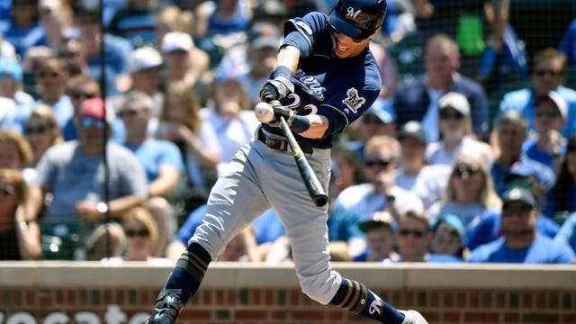 Christian Yelich hit 37th homer, but Cubs swept Brewers, who dropped 4th straight