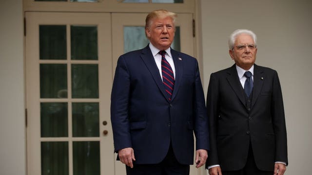 President Trump urges Italy's leader to increase defense spending