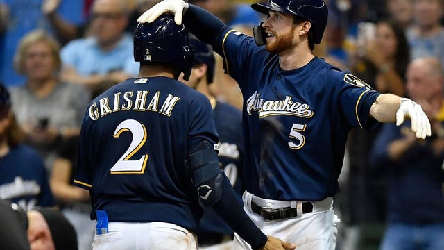 Milwaukee Brewers increase wild-card lead, beat Pirates 10-1