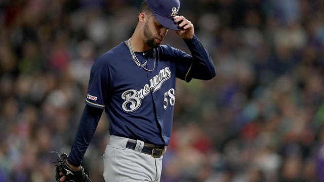 Brewers slip in NL Central chase, fall to Rockies 11-7