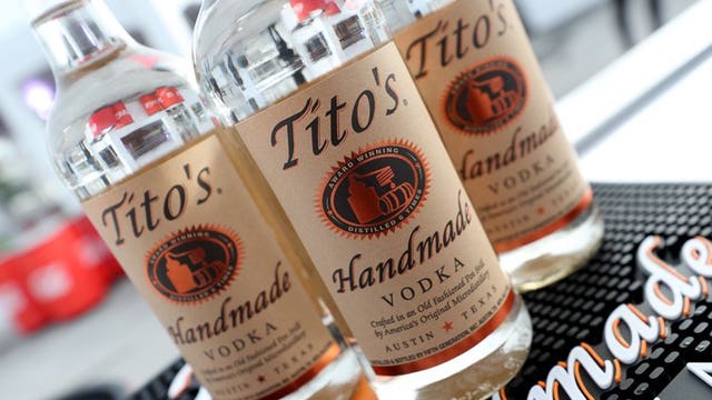 Amid hand sanitizer shortages, Tito's Vodka says it doesn’t meet CDC requirements for homemade product