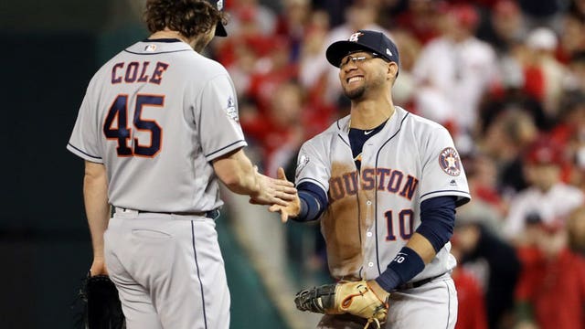 Gerrit Cole pitches Astros to 3-2 Series lead over Nats