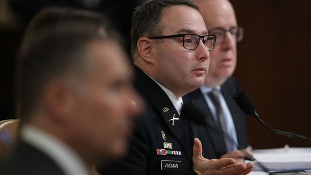 Vindman retiring from Army, lawyer blames President Trump