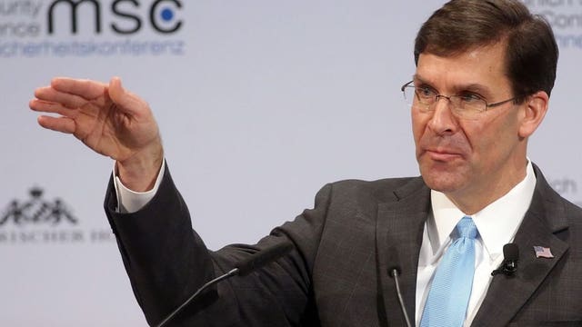 Defense Secretary Mark Esper says Taliban deal is promising but not without risk