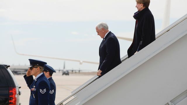 Pence delivering Air Force Academy commencement address