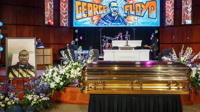 Mourners stand for 8 minutes, 46 seconds in Minneapolis during 1st of 3 memorials for George Floyd