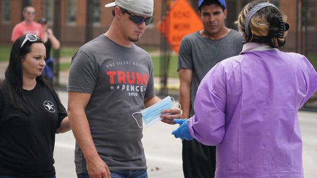 6 staffers setting up for President Trump's rally positive for COVID-19