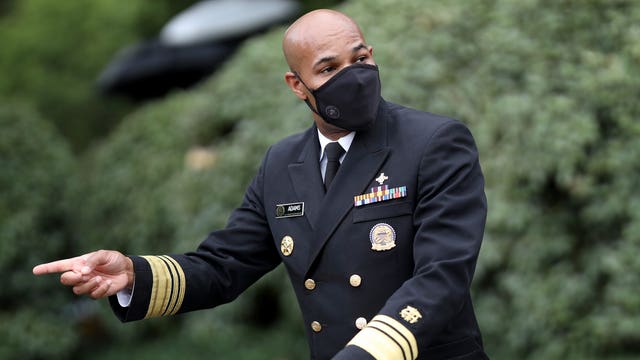 Surgeon general urges face coverings