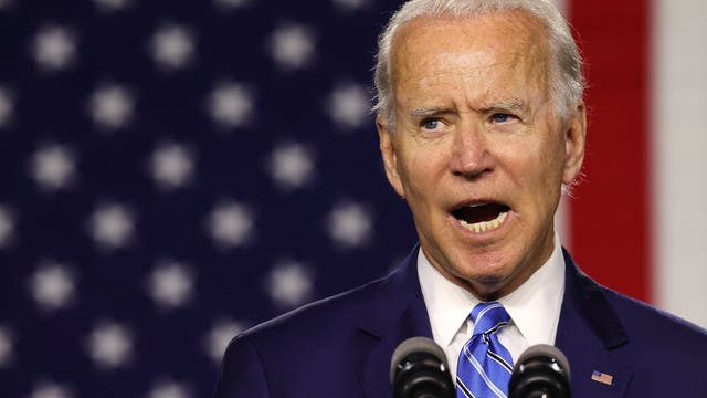 'Absolutely sickening:' Joe Biden calls President Trump the country's 'first' racist president