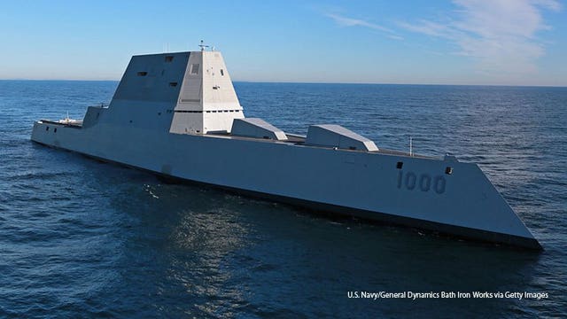 Navy's Zumwalt back underway after Panama Canal breakdown