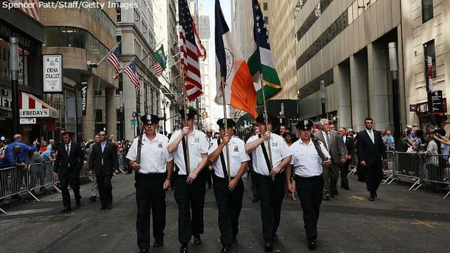 NYPD marks 9/11 anniversary with parade to honor fallen