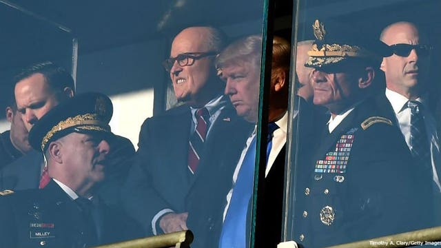 President-elect Trump attends Army-Navy football game