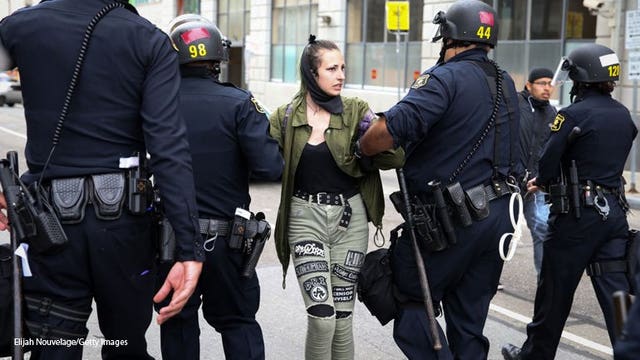 20 arrested in California pro and anti-President Trump rallies