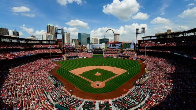 Woman hit by stray bullet during Brewers/Cardinals game