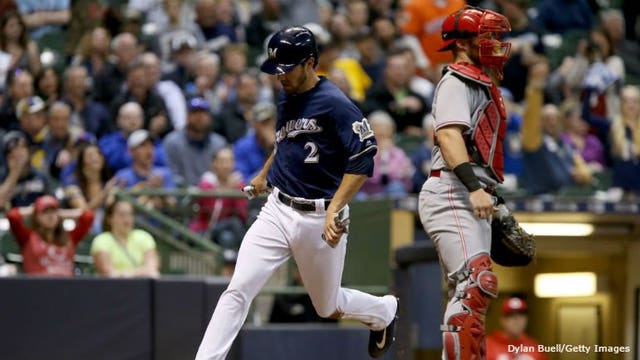 Eric Thames hits 11th homer in Brewers' 9-1 rout of Reds
