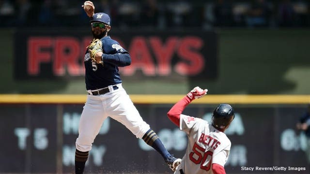 Milwaukee Brewers fall 4-1 to Boston Red Sox