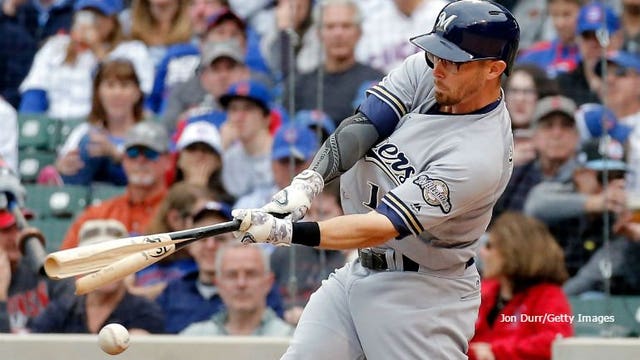 Brewers score 5 times in 9th, but ultimately fall to Cubs 13-6