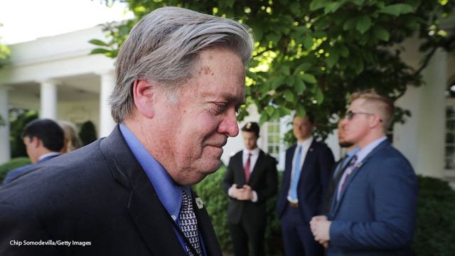 Strategist Steve Bannon leaves Pres. Trump's turbulent White House