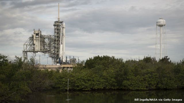 SpaceX launches 1st recycled supply ship