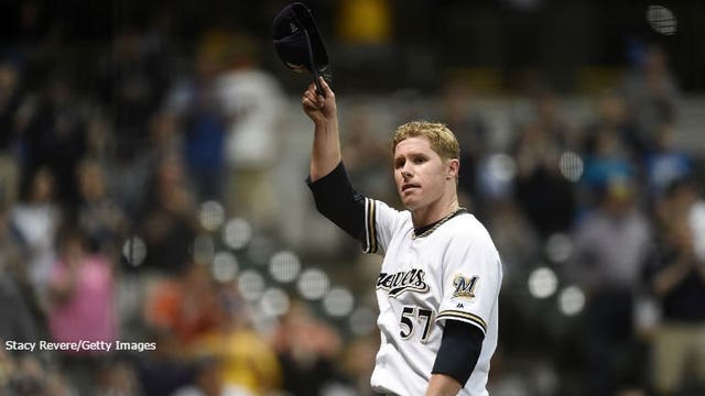 Anderson, Pérez lead Brewers past Giants 5-2