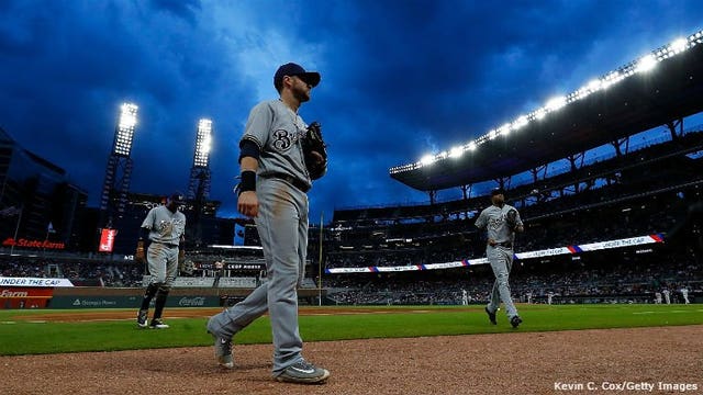 Brewers fall 5-4 to Braves on the road