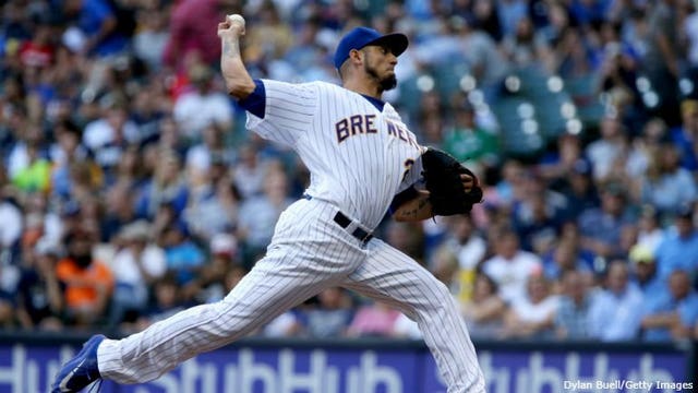 Vogt's 2 home runs lead Brewers past Marlins 3-2