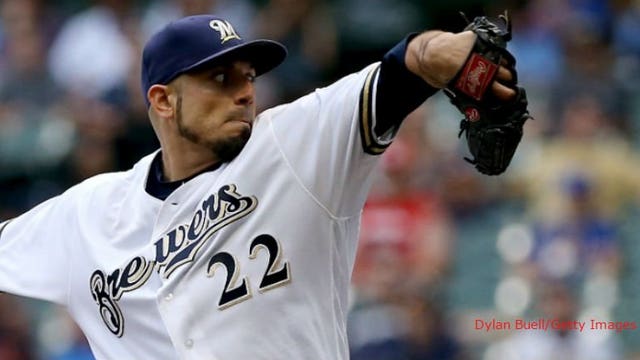 Garza, Broxton lift Brewers to sweep of Orioles